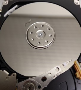 Head ripped off and stuck to platter