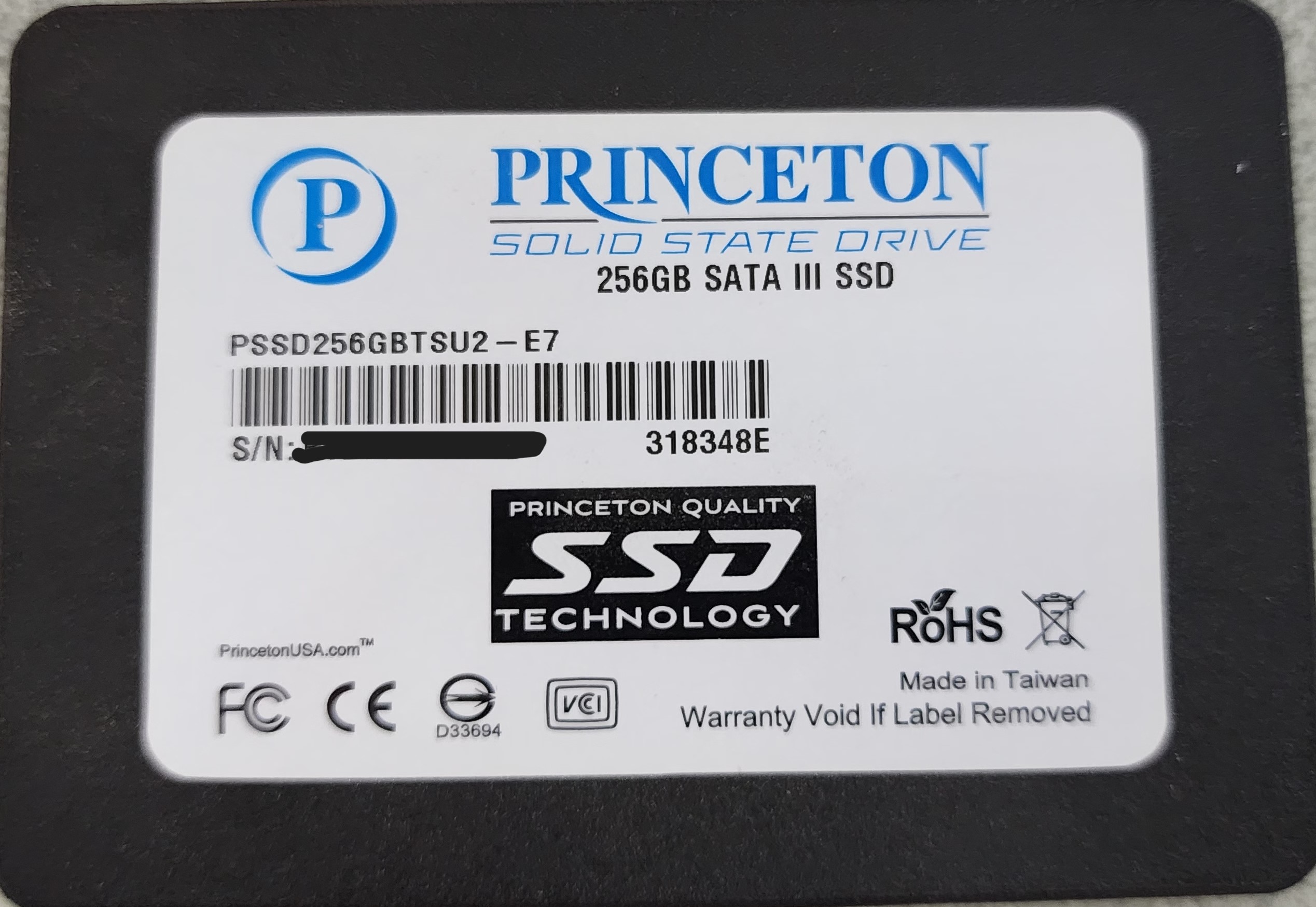Data Recovery Triumph: 100% Retrieval from a 256GB Princeton SATA SSD with ASolid AS2258-BN Controller
