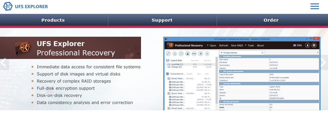 UFS Explorer Professional – Reading Cache
